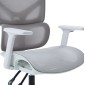 ΚΑΡΕΚΛΑ ΓΡΑΦΕΙΟΥ APEX HM1227.02 ΛΕΥΚΟ PP--ΑΝΟΙΧΤΟ ΓΚΡΙ MESH 68x68x120-130Υεκ