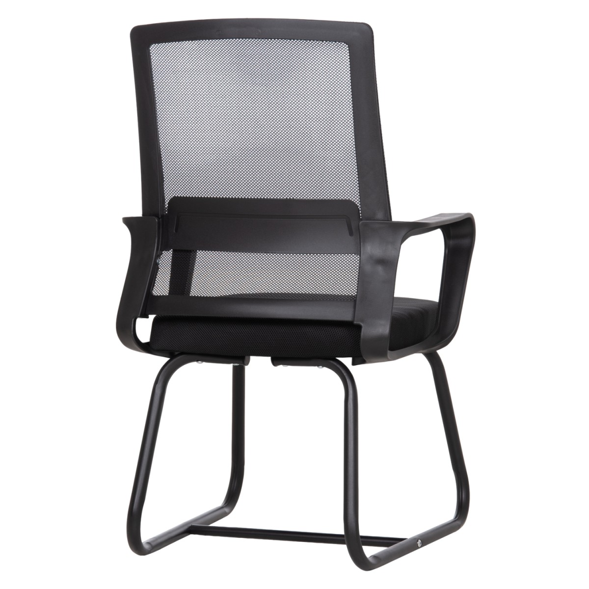 ΚΑΡΕΚΛΑ ΕΠΙΣΚΕΠΤΗ CASTER HM1228.01 PP--MESH--ΜΕΤΑΛΛΟ ΜΑΥΡΟ 46x52x94Υεκ