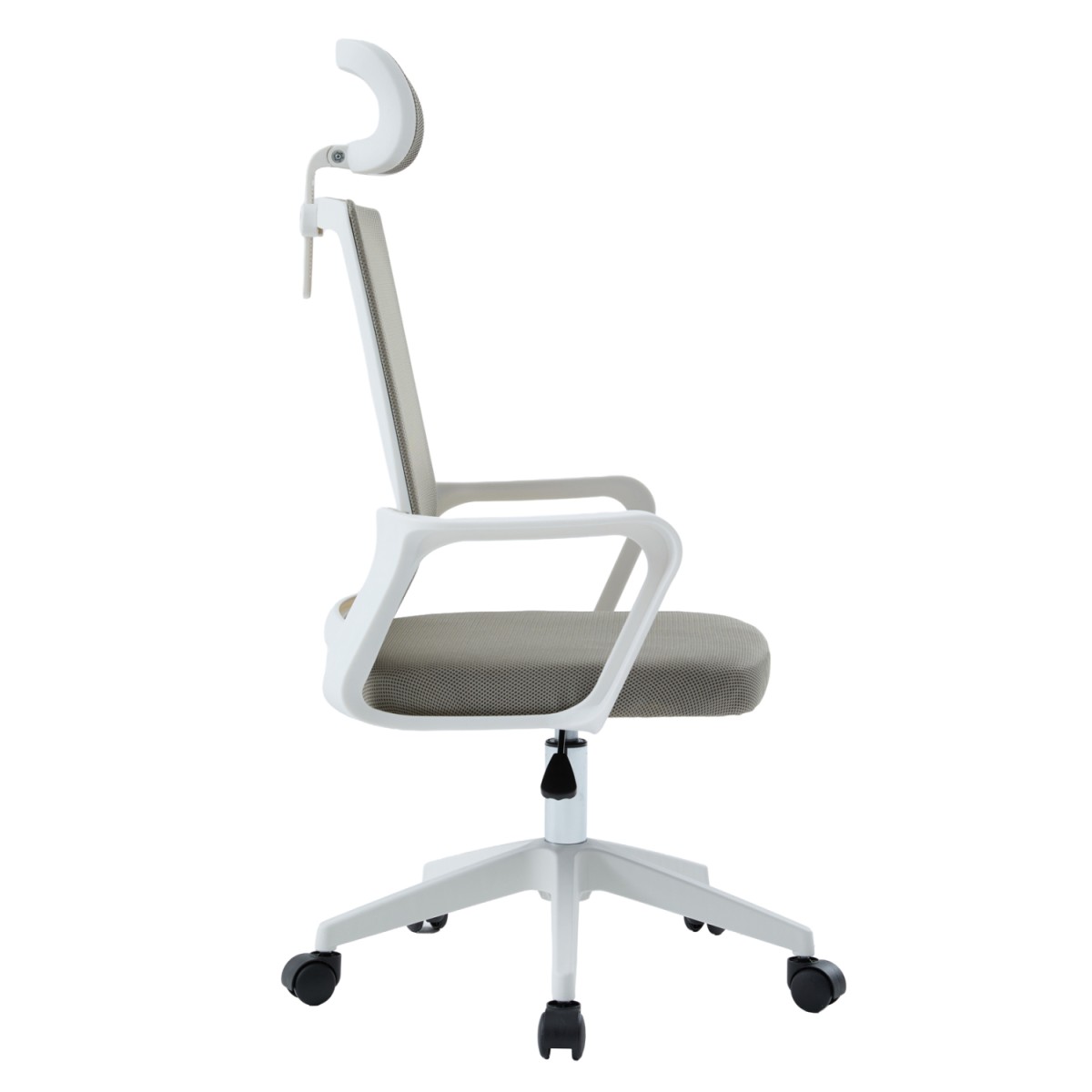 ΚΑΡΕΚΛΑ ΓΡΑΦΕΙΟΥ VELOCITY HM1229.02 ΛΕΥΚΟ PP--ΑΝΟΙΧΤΟ ΓΚΡΙ MESH 61x62x123Υεκ