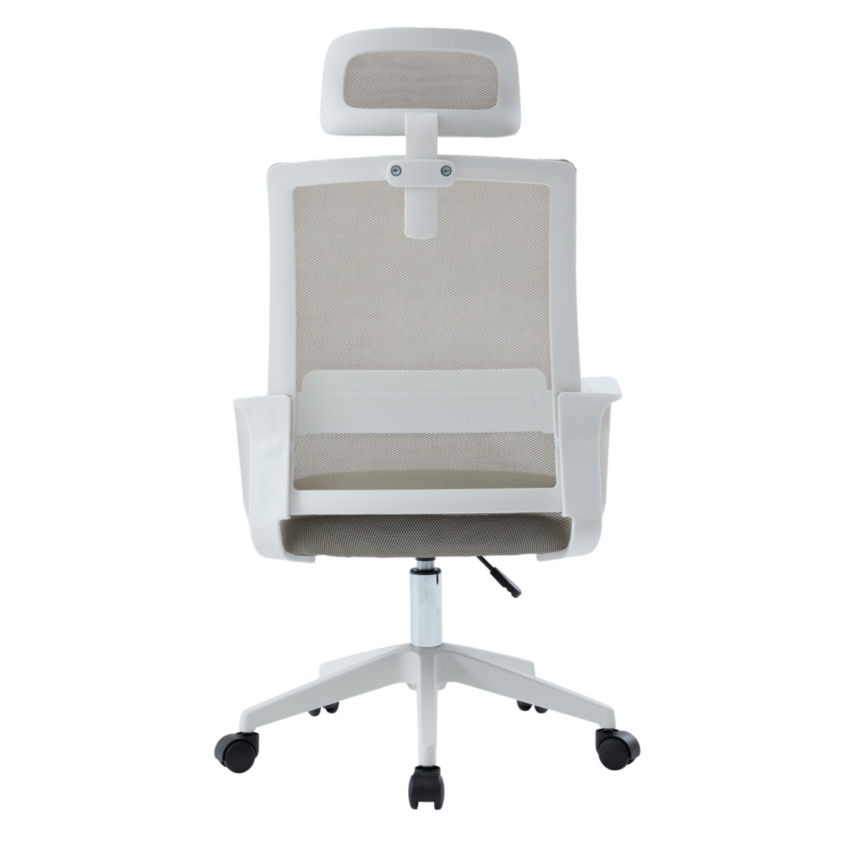 ΚΑΡΕΚΛΑ ΓΡΑΦΕΙΟΥ VELOCITY HM1229.02 ΛΕΥΚΟ PP--ΑΝΟΙΧΤΟ ΓΚΡΙ MESH 61x62x123Υεκ