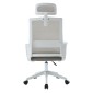 ΚΑΡΕΚΛΑ ΓΡΑΦΕΙΟΥ VELOCITY HM1229.02 ΛΕΥΚΟ PP--ΑΝΟΙΧΤΟ ΓΚΡΙ MESH 61x62x123Υεκ