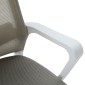 ΚΑΡΕΚΛΑ ΓΡΑΦΕΙΟΥ VELOCITY HM1229.02 ΛΕΥΚΟ PP--ΑΝΟΙΧΤΟ ΓΚΡΙ MESH 61x62x123Υεκ