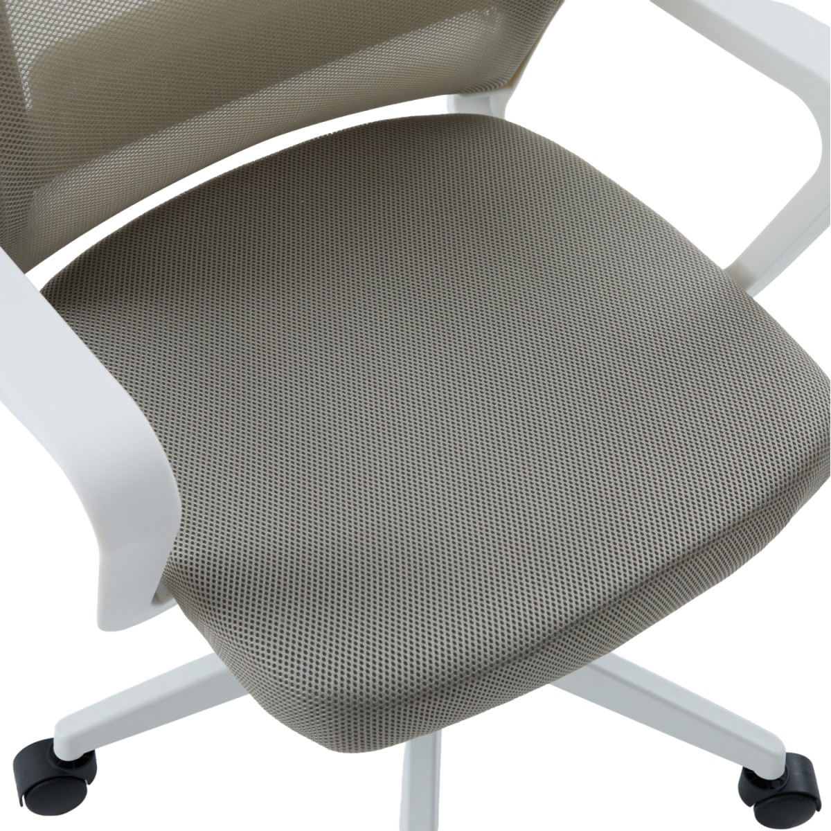 ΚΑΡΕΚΛΑ ΓΡΑΦΕΙΟΥ VELOCITY HM1229.02 ΛΕΥΚΟ PP--ΑΝΟΙΧΤΟ ΓΚΡΙ MESH 61x62x123Υεκ