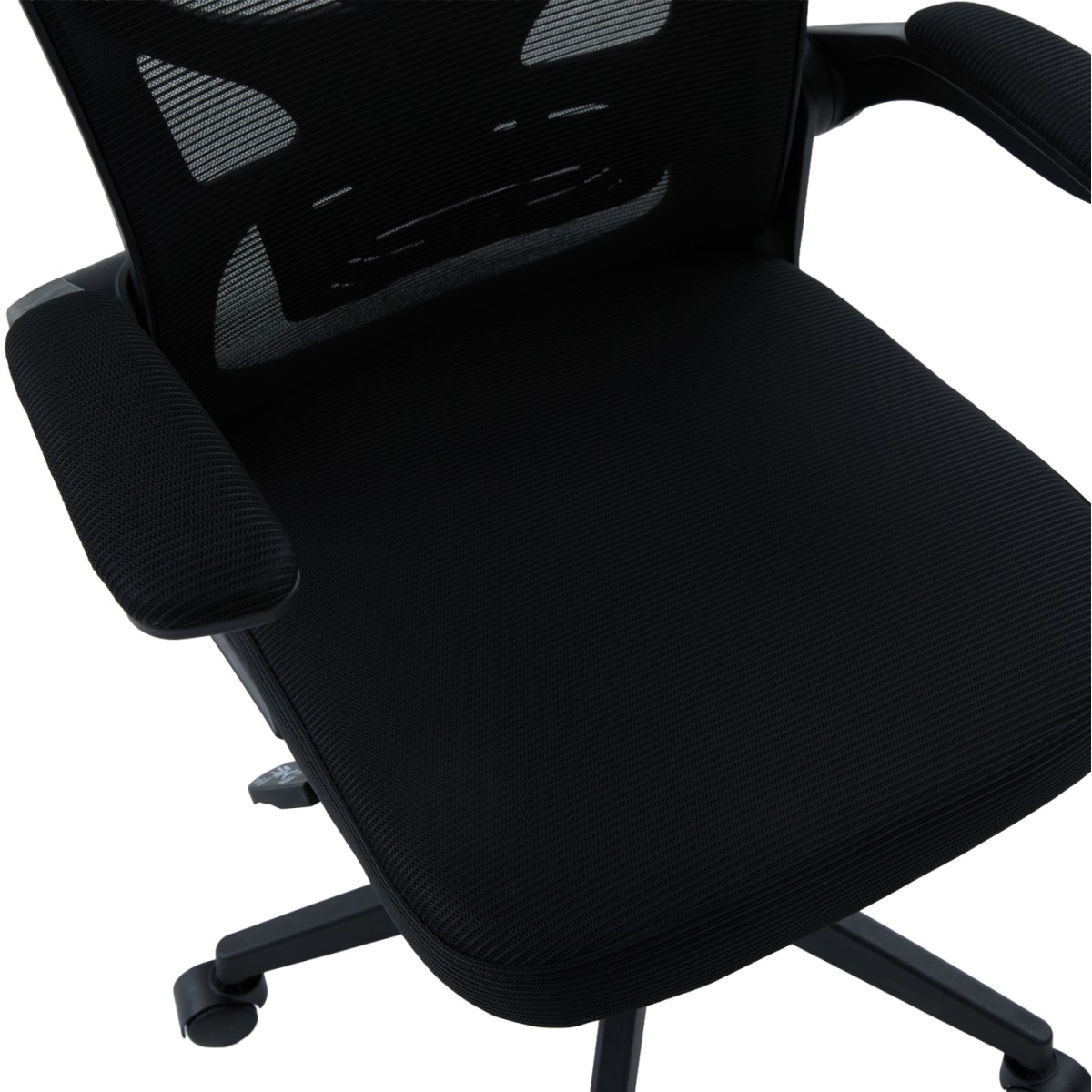 ΚΑΡΕΚΛΑ ΓΡΑΦΕΙΟΥ FLOATER HM1230.01 ΜΑΥΡO MESH & PP 62x62x106-116Υεκ