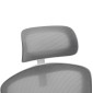 ΚΑΡΕΚΛΑ ΓΡΑΦΕΙΟΥ FLOATER HM1230.02 ΛΕΥΚΟ PP--ΑΝΟΙΧΤΟ ΓΚΡΙ MESH 62x62x106-116Υεκ