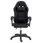 ΚΑΡΕΚΛΑ GAMING STRATUS HM1231.01 ΜΑΥΡΟ PVC--ΜΕ ΜΑΞIΛΑΡΑΚΙΑ ΜΕΣΗΣ/ΚΕΦΑΛΗΣ 62x62x119Υεκ