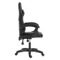 ΚΑΡΕΚΛΑ GAMING STRATUS HM1231.01 ΜΑΥΡΟ PVC--ΜΕ ΜΑΞIΛΑΡΑΚΙΑ ΜΕΣΗΣ/ΚΕΦΑΛΗΣ 62x62x119Υεκ