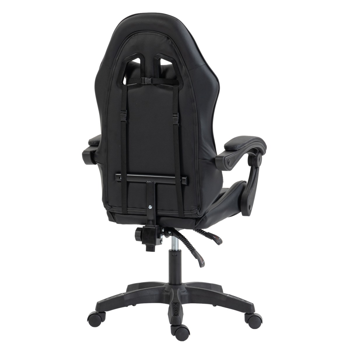 ΚΑΡΕΚΛΑ GAMING STRATUS HM1231.01 ΜΑΥΡΟ PVC--ΜΕ ΜΑΞIΛΑΡΑΚΙΑ ΜΕΣΗΣ/ΚΕΦΑΛΗΣ 62x62x119Υεκ