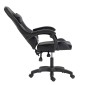ΚΑΡΕΚΛΑ GAMING STRATUS HM1231.01 ΜΑΥΡΟ PVC--ΜΕ ΜΑΞIΛΑΡΑΚΙΑ ΜΕΣΗΣ/ΚΕΦΑΛΗΣ 62x62x119Υεκ