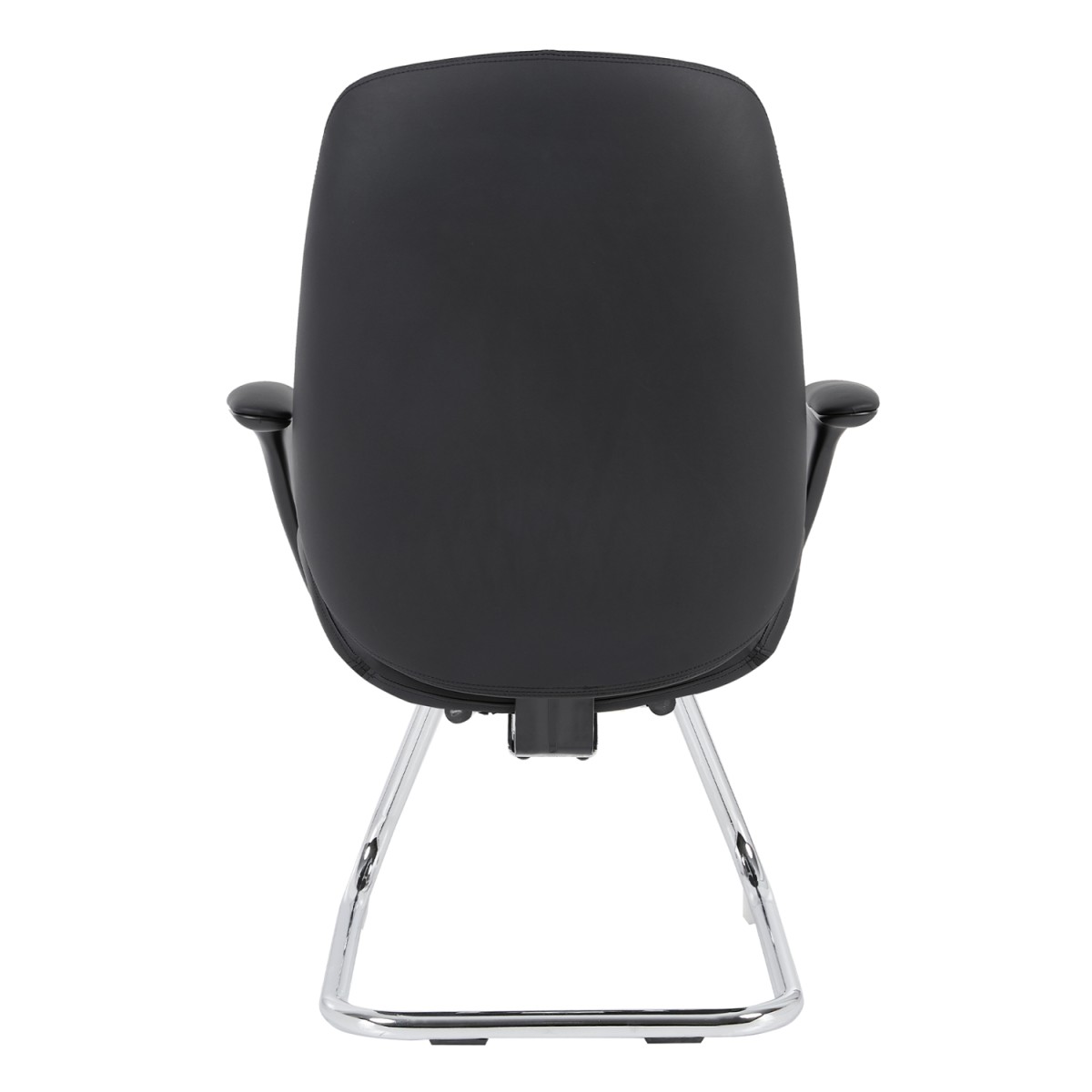 ΚΑΡΕΚΛΑ ΕΠΙΣΚΕΠΤΗ VELUM-s HM1235.01 ΜΑΥΡO PU--ΒΑΣΗ ΧΡΩΜΙΟΥ 71x60x100Υεκ.