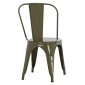ΚΑΡΕΚΛΑ ΜΕΤΑΛΛΙΚΗ MELITA-PRO HM8641.43 ΣΕ DARK OLIVE GREEN 43x50x82Υεκ.