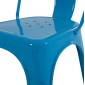 ΚΑΡΕΚΛΑ ΜΕΤΑΛΛΙΚΗ MELITA-PRO HM8641.48 ΜΠΛΕ 44x47x84.5Υεκ.
