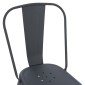 ΚΑΡΕΚΛΑ ΜΕΤΑΛΛΙΚΗ MELITA-PRO HM8641.50 ΓΚΡΙ 44x47x84.5Υεκ.