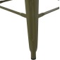 ΣΚΑΜΠΟ ΜΠΑΡ ΜΕΤΑΛΛΙΚΟ MELITA-PRO HM8642.43 ΣΕ DARK OLIVE 43x43x78Υεκ.