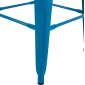 ΣΚΑΜΠΟ ΜΠΑΡ ΜΕΤΑΛΛΙΚΟ MELITA-PRO HM8642.48 ΣΕ ΜΠΛΕ 43x43x78Υεκ.