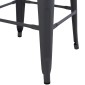 ΣΚΑΜΠΟ ΜΠΑΡ ΜΕΤΑΛΛΙΚΟ MELITA-PRO HM8642.50 ΣΕ ΓΚΡΙ 43x43x78Υεκ.