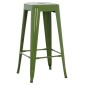ΣΚΑΜΠΟ ΜΠΑΡ ΜΕΤΑΛΛΙΚΟ MELITA-PRO HM8642.53 ΣΕ LIGHT OLIVE GREEN 43x43x78Υεκ.