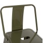 ΣΚΑΜΠΟ BAR ME ΠΛΑΤΗ ΜΕΤΑΛΛΙΚΟ MELITA-PRO HM8643.43 DARK OLIVE GREEN 42x42x100Υεκ.