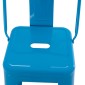 ΣΚΑΜΠΟ BAR-PRO ME ΠΛΑΤΗ ΜΕΤΑΛΛΙΚΟ MELITA HM8643.48 ΜΠΛΕ 42x42x100Υεκ.