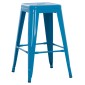 ΣΚΑΜΠΟ ΜΕΣΑΙΟΥ ΥΨΟΥΣ ΜΕΤΑΛΛΙΚΟ MELITA-PRO HM8573.48 ΜΠΛΕ 43x43x67Υεκ.