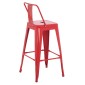 ΣΚΑΜΠΟ ΜΠΑΡ ΜΕΣΑΙΟΥ ΥΨΟΥΣ ΜΕΤΑΛΛΙΚΟ MELITA-PRO HM8574.44 ΚΟΚΚΙΝΟ 43x43x88Υεκ.