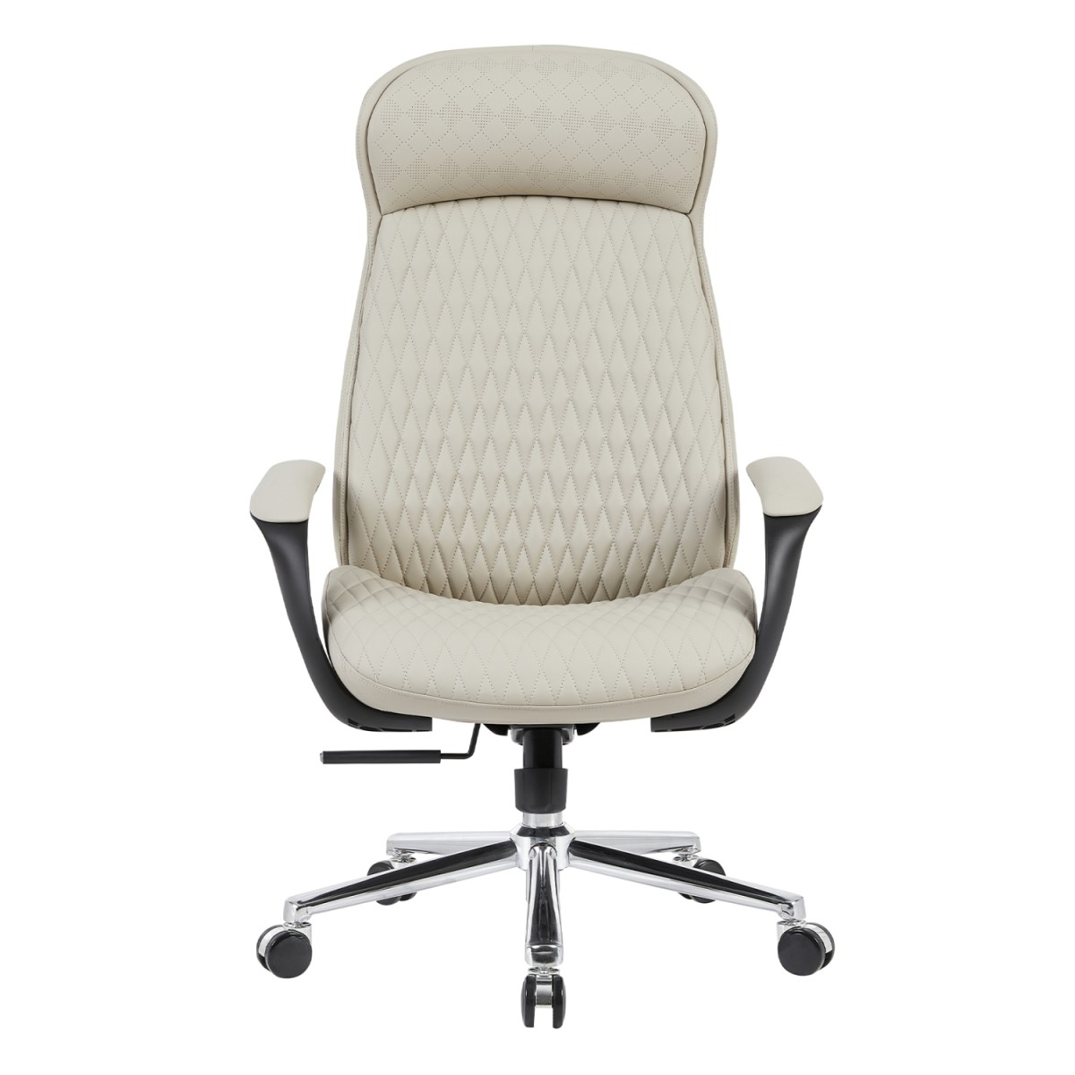 ΚΑΡΕΚΛΑ ΓΡΑΦΕΙΟΥ PREMIUM VELUM HM1233.02 ΜΠΕΖ PU--ΒΑΣΗ ΧΡΩΜΙΟΥ 71x69x116-122Υεκ.
