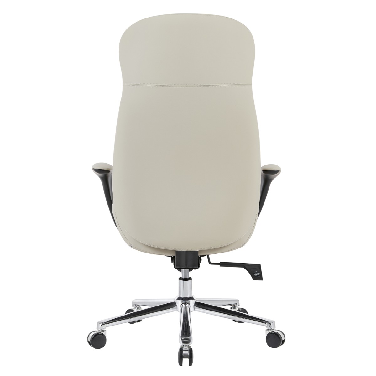ΚΑΡΕΚΛΑ ΓΡΑΦΕΙΟΥ PREMIUM VELUM HM1233.02 ΜΠΕΖ PU--ΒΑΣΗ ΧΡΩΜΙΟΥ 71x69x116-122Υεκ.