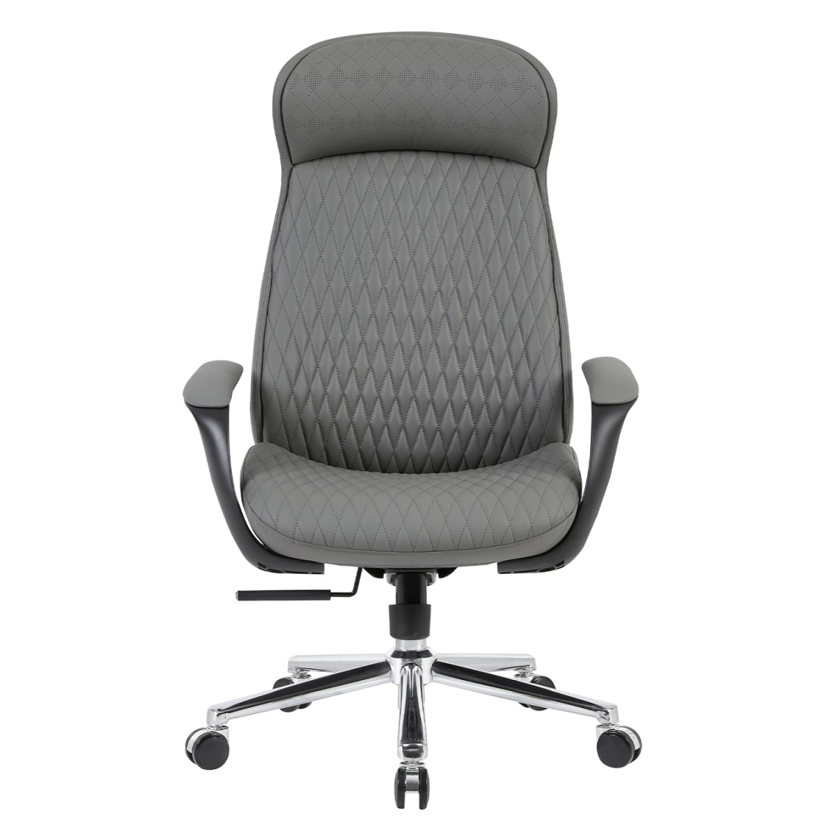 ΚΑΡΕΚΛΑ ΓΡΑΦΕΙΟΥ PREMIUM VELUM HM1233.10 ΓΚΡΙ PU--ΒΑΣΗ ΧΡΩΜΙΟΥ 71x69x116-122Υεκ.
