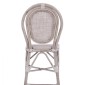 ΣΚΑΜΠΩ ΑΛΟΥΜΙΝΙΟΥ BAMBOO LOOK ΠΑΤΙΝΑ ΛΕΥΚΟ ΜΕ TEXTLINE HM5110 41x52x116 εκ.