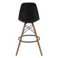 ΣΚΑΜΠΟ ΜΠΑΡ RENATA HM0173.02 ΜΑΥΡΟ 47x50x108Υ εκ.