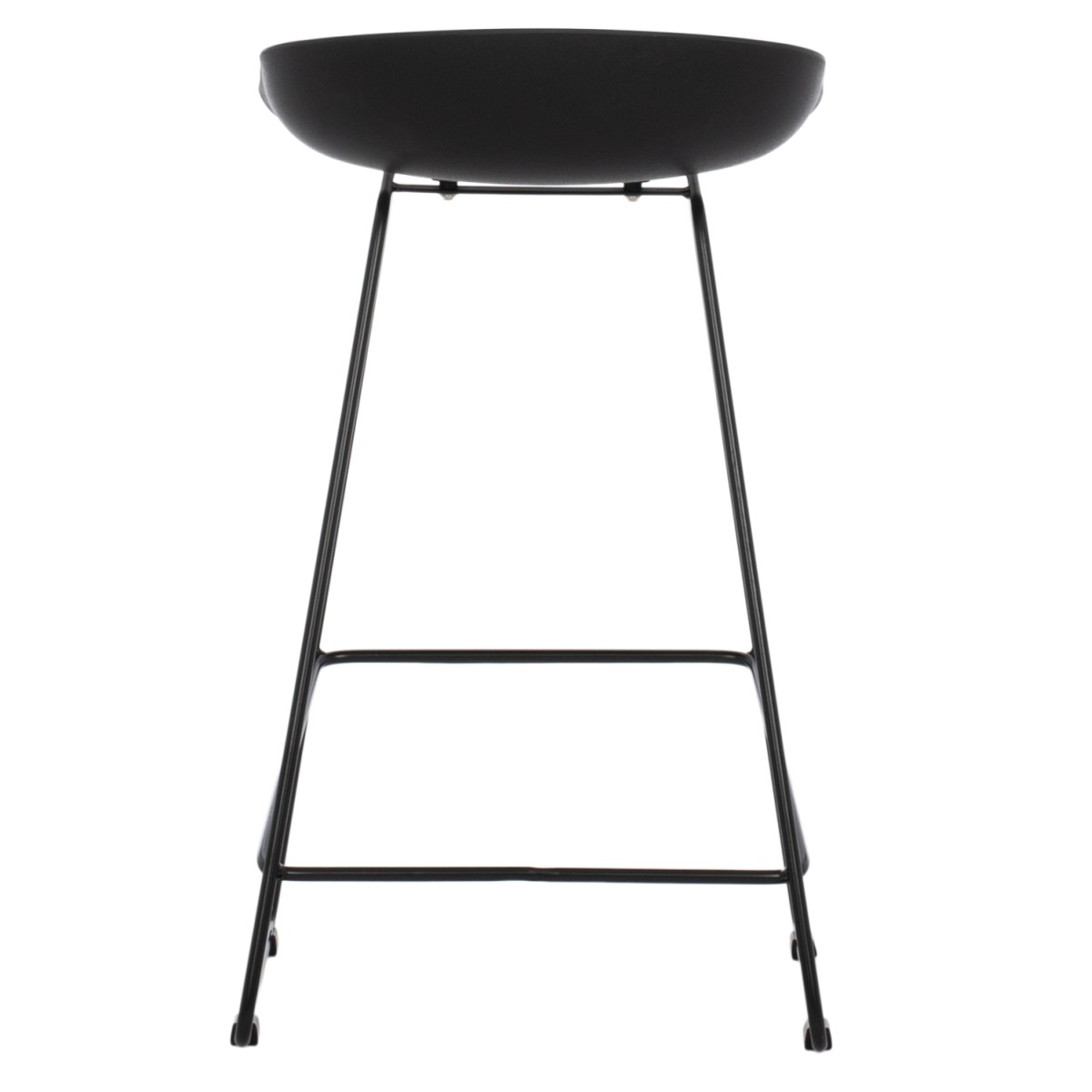 ΣΚΑΜΠΟ ΜΠΑΡ NAILA HM9299.02 ΜΑΥΡΟ ΜΕΣΑΙΟΥ ΥΨΟΥΣ 44x44x74Yεκ.