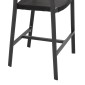 ΣΚΑΜΠΟ ΑΛΟΥΜΙΝΙΟΥ HM5892.15 ΜΕΣΑΙΟΥ ΥΨΟΥΣ RATTAN & TEXTLINE ΜΑΥΡΟ ΜΠΕΖ 56,5x57x99,5Y
