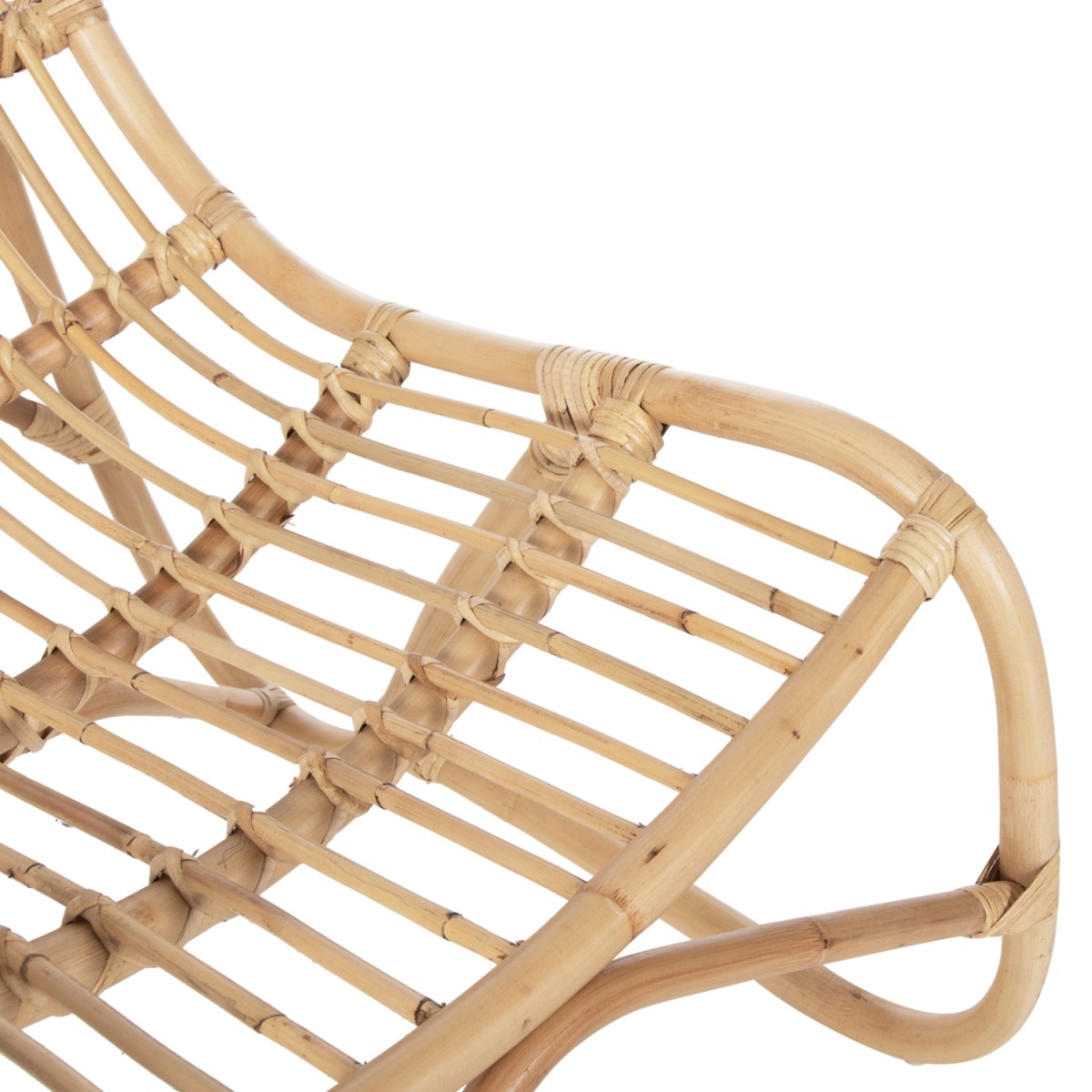 ΠΟΛΥΘΡΟΝΑ GRINN HM9815.01 ΡΑΒΔΟΙ RATTAN ΣΕ ΦΥΣΙΚΟ 56,5x73,5x79,5Υ εκ.