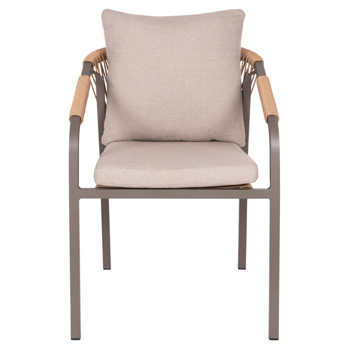 ΠΟΛΥΘΡΟΝΑ MAERLY HM6051.04 ΣΑΜΠΑΝΙ ΑΛΟΥΜΙΝΙΟ-P.E.RATTAN ΦΥΣΙΚΟ-ΜΑΞΙΛΑΡΙΑ ΜΠΕΖ 55,5x62,5x85Υ εκ.
