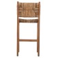ΣΚΑΜΠΟ ΜΠΑΡ WALTER HM9841 ΞΥΛO TEAK ΣΕ ΦΥΣΙΚΟ-ΨΑΘΑ 46x55x105Υ εκ.