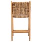 ΣΚΑΜΠΟ ΜΠΑΡ WALTER HM9842 ΞΥΛO TEAK ΣΕ ΦΥΣΙΚΟ-ΨΑΘΑ 46x55x96Υεκ.