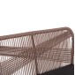 ΚΑΝΑΠΕΣ 2ΘΕΣΙΟΣ MYRTIA HM5550.12 AΛΟΥΜΙΝΙΟ ΑΝΘΡΑΚΙ--ΜΠΕΖ TESLIN ΣΧΟΙΝΙ 123x61x90Υεκ.