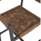 ΣΚΑΜΠΟ BAR ΑΛΟΥΜΙΝΙΟΥ GREGG HM5788.12 ΑΝΘΡΑΚΙ-ΜΠΕΖ ΤΗΣ ΑΜΜΟΥ ΣΥΝΘ.RATTAN 54x57x106Υεκ