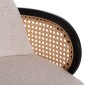 ΣΚΑΜΠΟ ΜΠΑΡ ΠΕΡΙΣΤΡΕΦΟΜΕΝΟ BECKER HM18251.02 PLYWOOD ΜΑΥΡΟ--ΕΚΡΟΥ ΥΦΑΣΜΑ 50x52x100Υ