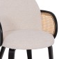 ΠΟΛΥΘΡΟΝΑ ΤΡΑΠΕΖΑΡΙΑΣ BECKER HM18246.02 PLYWOOD ΜΑΥΡΟ--ΕΚΡΟΥ ΥΦΑΣΜΑ 54x62x79Υεκ.
