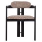 ΠΟΛΥΘΡΟΝΑ ΤΡΑΠΕΖΑΡΙΑΣ KALL HM18247.02 ΚΑΦΕ ΥΦΑΣΜΑ--PLYWOOD ΣΕ ΜΑΥΡΟ 56x45x73Υεκ