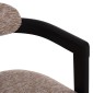 ΠΟΛΥΘΡΟΝΑ ΤΡΑΠΕΖΑΡΙΑΣ KALL HM18247.02 ΚΑΦΕ ΥΦΑΣΜΑ--PLYWOOD ΣΕ ΜΑΥΡΟ 56x45x73Υεκ