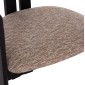 ΠΟΛΥΘΡΟΝΑ ΤΡΑΠΕΖΑΡΙΑΣ KALL HM18247.02 ΚΑΦΕ ΥΦΑΣΜΑ--PLYWOOD ΣΕ ΜΑΥΡΟ 56x45x73Υεκ