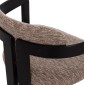ΠΟΛΥΘΡΟΝΑ ΤΡΑΠΕΖΑΡΙΑΣ KALL HM18247.02 ΚΑΦΕ ΥΦΑΣΜΑ--PLYWOOD ΣΕ ΜΑΥΡΟ 56x45x73Υεκ