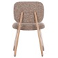 ΚΑΡΕΚΛΑ ΤΡΑΠΕΖΑΡΙΑΣ BELLISI HM18248.01 ΚΑΦΕ ΥΦΑΣΜΑ-PLYWOOD ΧΡΩΜΑ ΔΡΥΟΣ 53x56x78Υεκ.