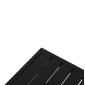 ΤΡΑΠΕΖΑΚΙ ΞΑΠΛΩΣΤΡΑΣ SENTRY HM6275.03 ΑΛΟΥΜΙΝΙΟ ΣΕ ΣΚΟΥΡΟ ΓΚΡΙ 87x43,5x45Υεκ.