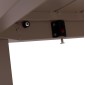 ΤΡΑΠΕΖΙ ΕΠΕΚΤΕΙΝΟΜΕΝΟ KRUM HM6277.04 ΑΛΟΥΜΙΝΙΟ ΚΑΠΟΥΤΣΙΝΟ 160-240x90x73Υεκ.