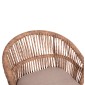 ΠΟΛΥΘΡΟΝΑ ΑΛΟΥΜΙΝΙΟΥ ORIN HM6265.02 ΛΕΥΚΗ-P.E.RATTAN ΦΥΣΙΚΟ-ΜΠΕΖ ΜΑΞΙΛΑΡΙΑ 58x61x75Υ