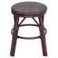 ΣΚΑΜΠΟ ΑΛΟΥΜΙΝΙΟΥ CHINO HM6285.01 BAMBOO LOOK ΚΑΦΕ-TEXTILENE ΚΑΦΕ Φ36x46Υεκ.