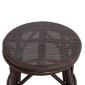 ΣΚΑΜΠΟ ΑΛΟΥΜΙΝΙΟΥ CHINO HM6285.01 BAMBOO LOOK ΚΑΦΕ-TEXTILENE ΚΑΦΕ Φ36x46Υεκ.